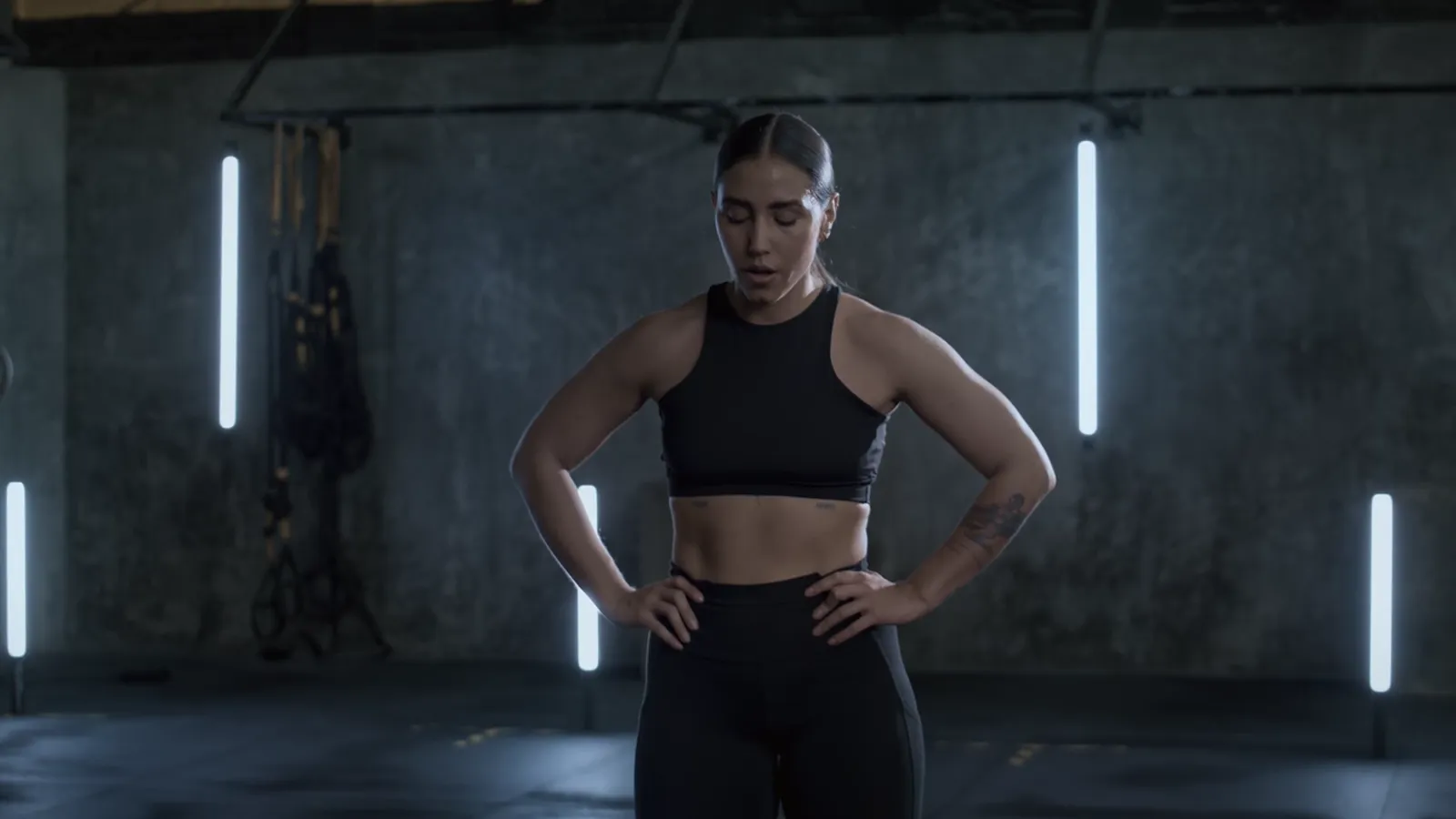 Coach Ana in the gym